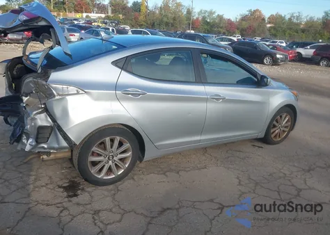 2014 Hyundai Elantra Se from USA, damaged, VIN 5NPDH4AE2EH497963